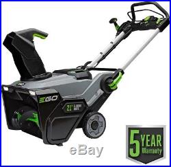 EGO 21 in. Single-Stage 56-Volt Lithium-Ion Cordless Electric Snow Blower 2 batt