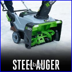 EGO POWER+ Peak Power Snow Blower 21 in Clearing Path 8.5 in Auger TOOL ONLY