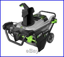 EGO Snow Blower Single Stage 21inch Electric Start Thrower 2 Batteries included