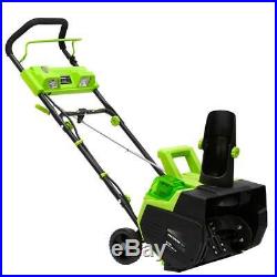 Earthwise 22 in. 40-Volt Cordless Electric Snow Thrower with 4.0 Ah Battery