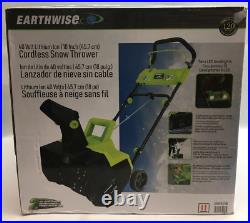 Earthwise Electric 40-Volt 4Ah Wireless Brushless Motor 18-Inch Snow Thrower