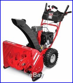 Electric Start Two Stage Snow Blower Thrower 4 Cycle Gas 26'' Clog Resistant