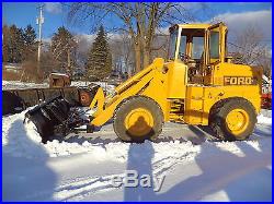 FORD A62 LOADER diesel 4x4 12 feet snow blade, newholland motor, Cat