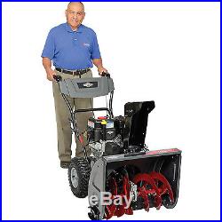 Gas Powered Snow Blower Self Propelled Electric Start 2 Stage 24 Inch Snowblower