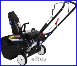 Gas Snow Blower 20 Inch 87cc Engine Single-Stage Recoil Start Wheel Drive Heavy