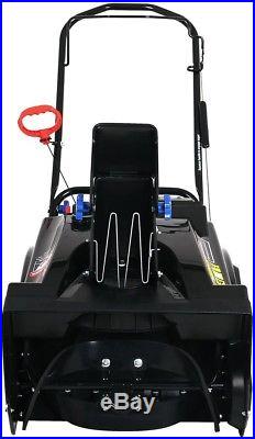 Gas Snow Blower 20 in. 87cc Single-Stage Recoil Start Large 7 in. Wheels Steel