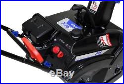 Gas Snow Blower 20 in. 87cc Single-Stage Recoil Start Large 7 in. Wheels Steel