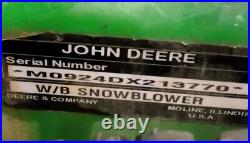 Genuine John Deere 924DE Snowblower Serrated RIGHT Auger AM130752 SAVE