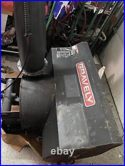 Gravely 2 Wheel Tractor snowblower 32 Snow Thrower Blower Quick Hitch Style