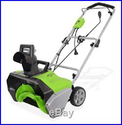 GreenWorks 20-Inch 13-Amp Durable Corded Snow Thrower New Snow Blower