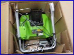 GreenWorks 2600502 13 Amp 20-Inch Corded Snow Thrower OPEN BOX