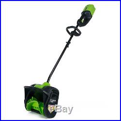 GreenWorks 2601202 80V 12-Inch Cordless Snow Shovel, no battery or charger
