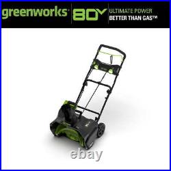 GreenWorks 2601302 80-Volt 20-Inch Cordless Snow Thrower Bare Tool