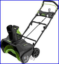 GreenWorks 2601302 80-Volt 20-Inch Cordless Snow Thrower Bare Tool Open Box