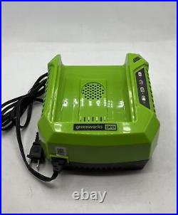 GreenWorks SNB401 Cordless Snow Thrower 80V 20'' 2Ah Lithium-Ion New Open Box