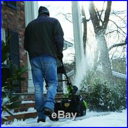 Greenworks 20-Inch 40V Cordless Brushless Snow Thrower Without Battery