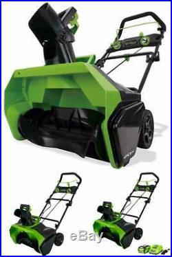 Greenworks 20-Inch 40V Cordless Brushless Snow Thrower Without Battery