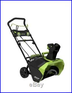 Greenworks 20-Inch 40V Cordless Snow Thrower, 4.0 AH Battery Included
