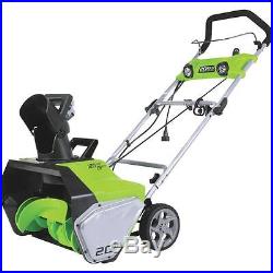Greenworks 20-inch 120V 13-Amp Electric Snow Blower Thrower