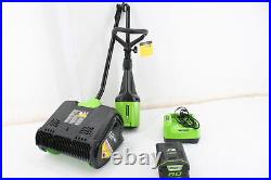 Greenworks 2600602 PRO 80V 12-Inch Cordless Snow Shovel w 2.0 AH Battery