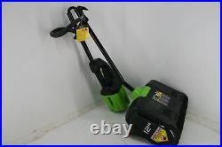 Greenworks 2600602 Pro 80 Volt 12 Inch Cordless Snow Shovel w 2 AH Battery