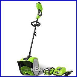 Greenworks 2600702 40V G-MAX 12-Inch Cordless Snow Shovel, With Battery & Charger