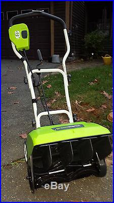 Greenworks 26022 16-Inch 10 Amp Electric Snow Thrower Free Shipping
