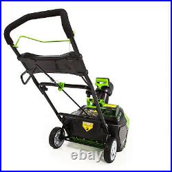 Greenworks 40V Brushless Motor Snow Blower with Battery and Charger (Used)
