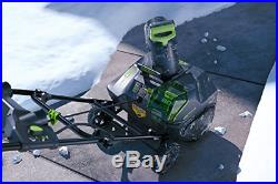 Greenworks PRO 20-Inch 80V Cordless Snow Thrower, 2.0 AH Battery Included