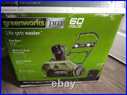Greenworks Pro 60V 20 inch Snow Thrower COMES WITH A 4.0 AH BATTERY