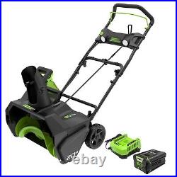 Greenworks Pro 80V 20-Inch Snow Blower With 2Ah Battery And Charger