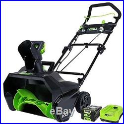 Greenworks Pro 80V 20 Snow Thrower with2.0 ah battery & charger 2600402 NEW