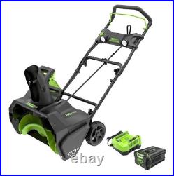 Greenworks Pro 80V 20 in. Cordless Snow Blower with 2.0Ah Battery & Fast Charger