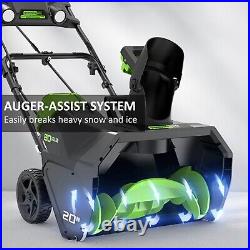 Greenworks Pro 80V 20 inch Battery Snow Blower Thrower SNB401 Tool Only