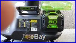 Greenworks Pro 80V Li-Ion 20 in. Snow Thrower Kit 2600402 Very Good Condition