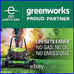 Greenworks SN40B00 40V 2 Cycle 16 Cordless Snow Blower, Tool Only, No Battery