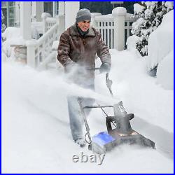 Gymax 18-Inch 15 Amp Corded Snow Blower Electric Snow Thrower 720Lbs/Minute Blue