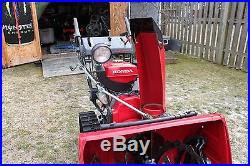 HONDA GAS HS 928 Two Stage 28 SELF PROPELLED TRACK DRIVE SNOWBLOWER