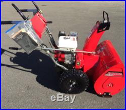 HONDA HS55 5.5HP 24 PATH 4-SPEED 2-STAGE HEAVY DUTY SNOWBLOWER ONLY 9HRS WOW