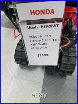 Honda 28 Snowblower USED Electric Start