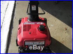 Honda HR 520 FOUR CYCLE SINGLE STAGE SNOW BLOWER