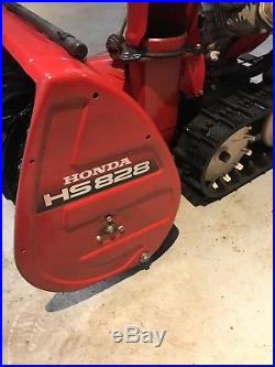 Honda HS828 8HP 28 Hydrostatic Track Drive Snowblower local pick up only