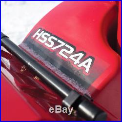 Honda HSS724AAT 198cc 24-Inch Two-Stage Track Drive Snow Blower