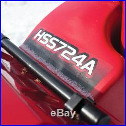 Honda HSS724AWD 198cc 24-Inch Two-Stage Wheel Drive Electric Start Snow Blower