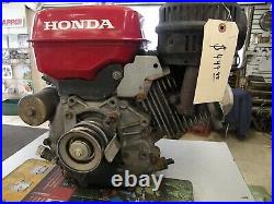 Honda Hs928 9hp Engine With 120 Volt Electric Start Horizontal Shaft Used