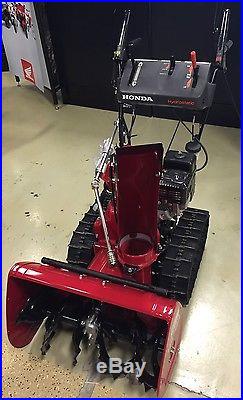 Honda Snow Thrower Track Drive HS724TA 24 Wide Two Stage Blower, Recoil Start