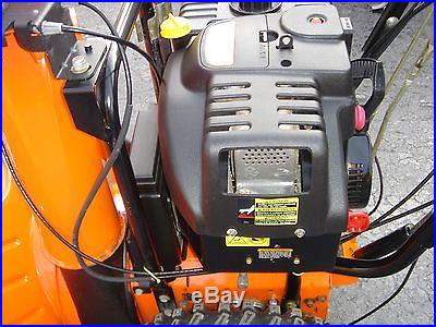 Husqvarna 10530SBE Deluxe 10.5hp 30 wide 2 stage snow blower 110v start USE NOW
