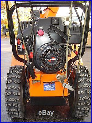 Husqvarna 10530SBE Deluxe 10.5hp 30 wide 2 stage snow blower 110v start USE NOW