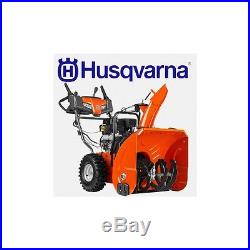 Husqvarna ST224P 208cc 24 Two Stage Snow Thrower Electric Start Power Steering