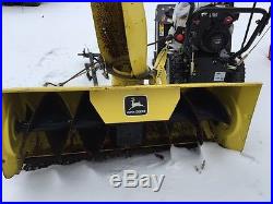 JOHN DEERE 42 snow blower attachment for ride on tractor. Model M03250X